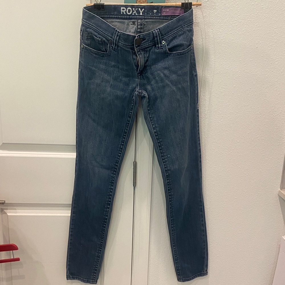 Roxy Women's Deep Indigo Skinny Jeans